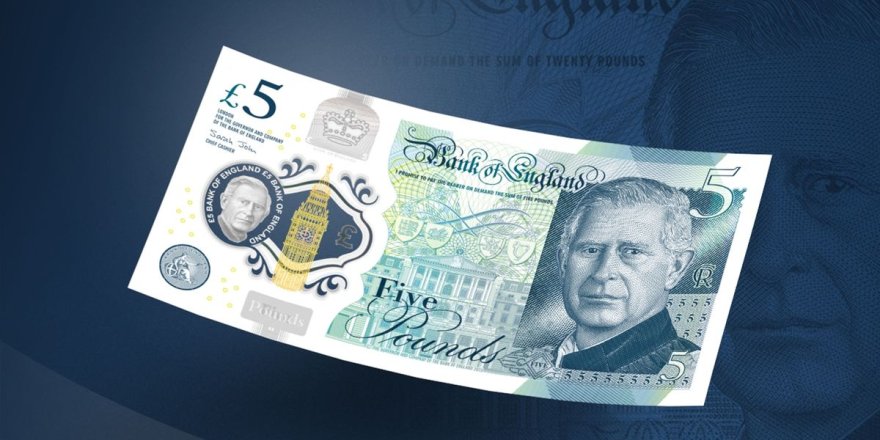 Tarihi Değişim.. İngiltere'de Kral Charles'ın Portresi İle Yeni Banknotlar!