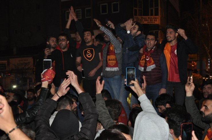 Kars'ta Galatasaray Coşkusu