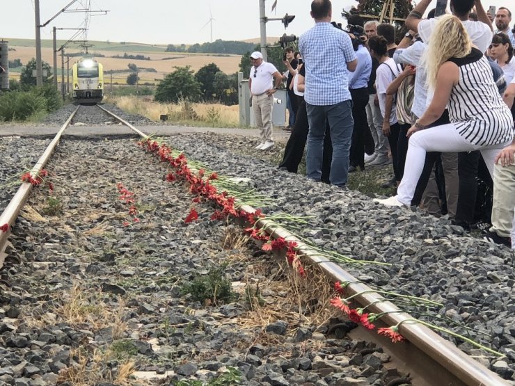 ‘Çorlu’daki Tren Kazası’nda Ölenler Anıldı