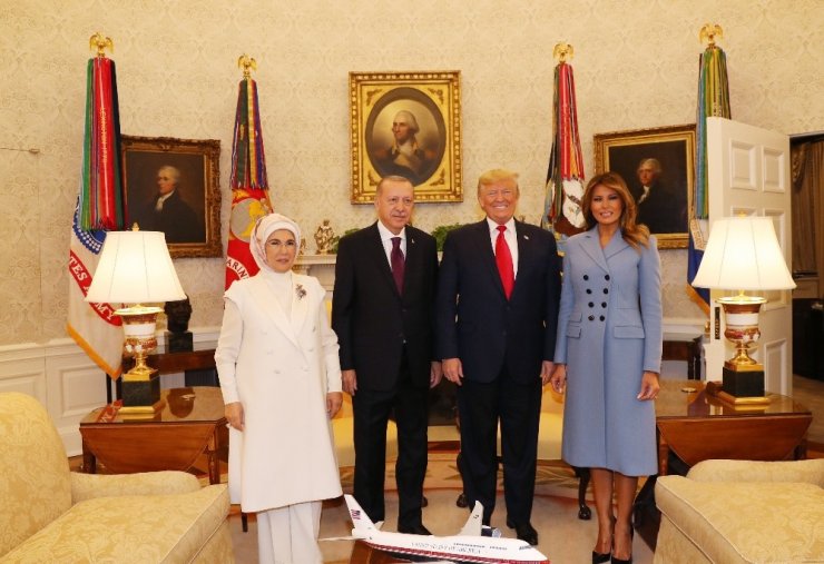 Cumhurbaşkanı Erdoğan, Trump İle Görüştü