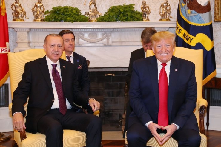 Cumhurbaşkanı Erdoğan, Trump İle Görüştü