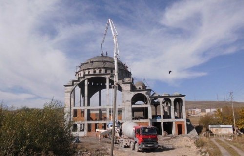 Çıldır'ın Yeni Cami İnşaatı Yükseliyor