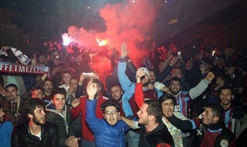 Trabzonspor’a Coşkulu Karşılama